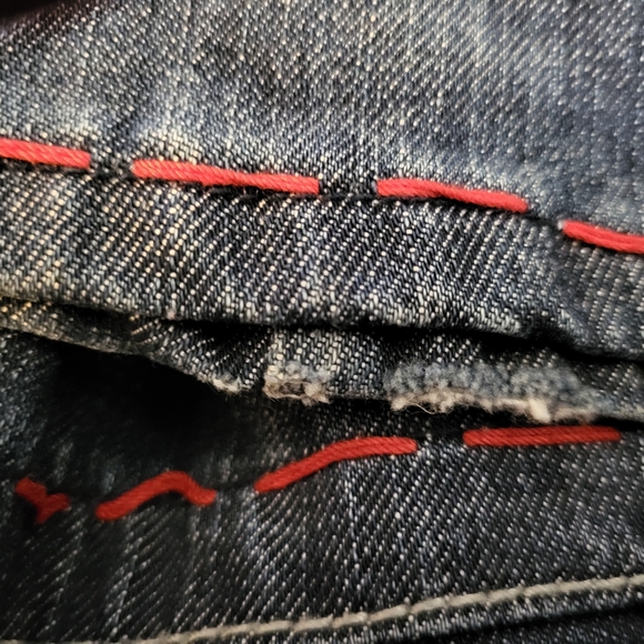 Womens Heavily Embellished Coogi Jeans sz 13/14 x 33.5 - Picture 4 of 15